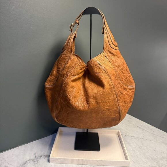 Givenchy Brown Leather Eclipse Hobo Bag - Picture 1 of 8